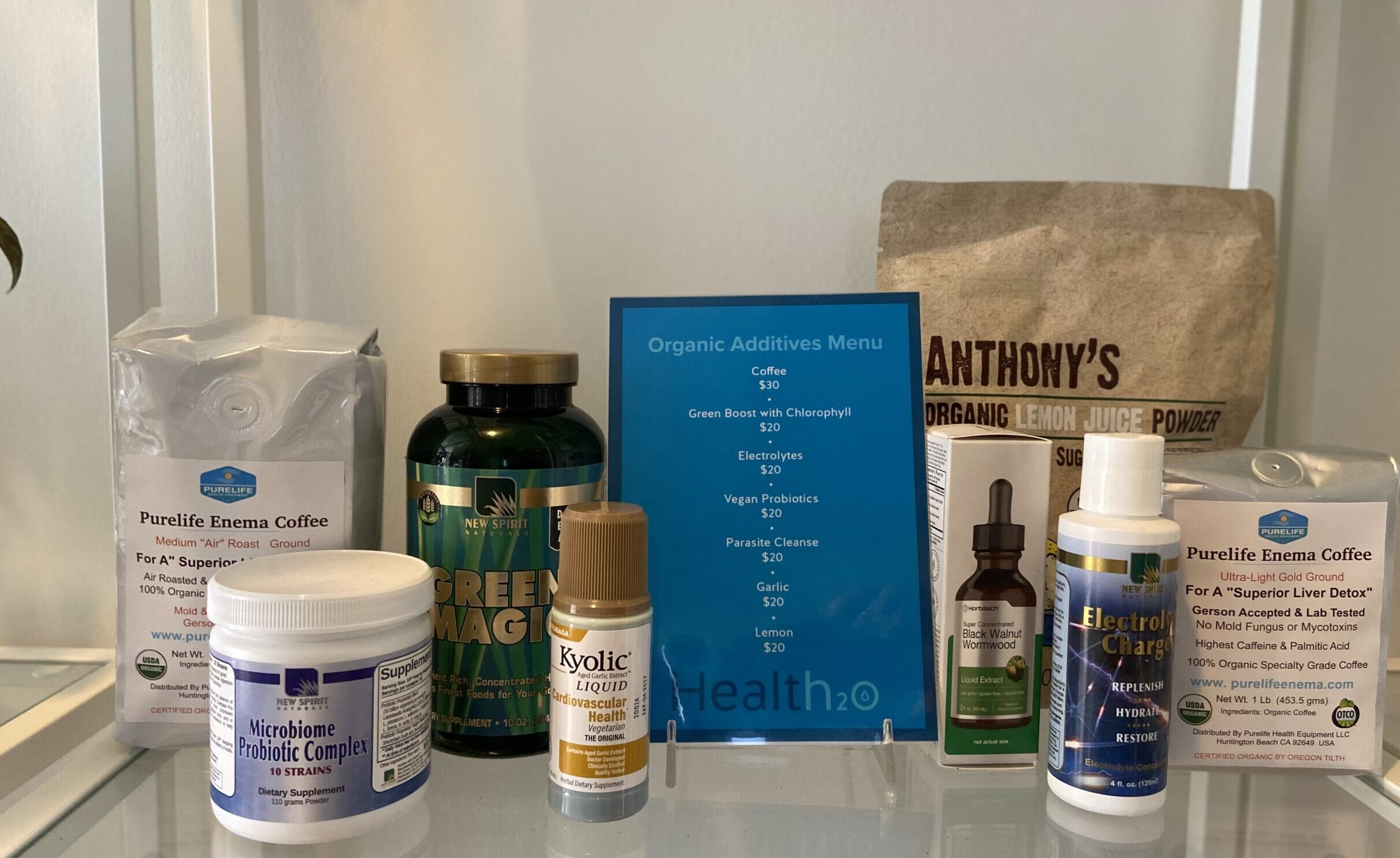 Samples of Organic Additives